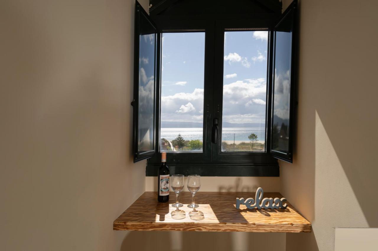 Apartamento Lura de Fisterra Playa de Langosteira en Finisterre con vistas al mar San Martín de Arriba Exterior foto